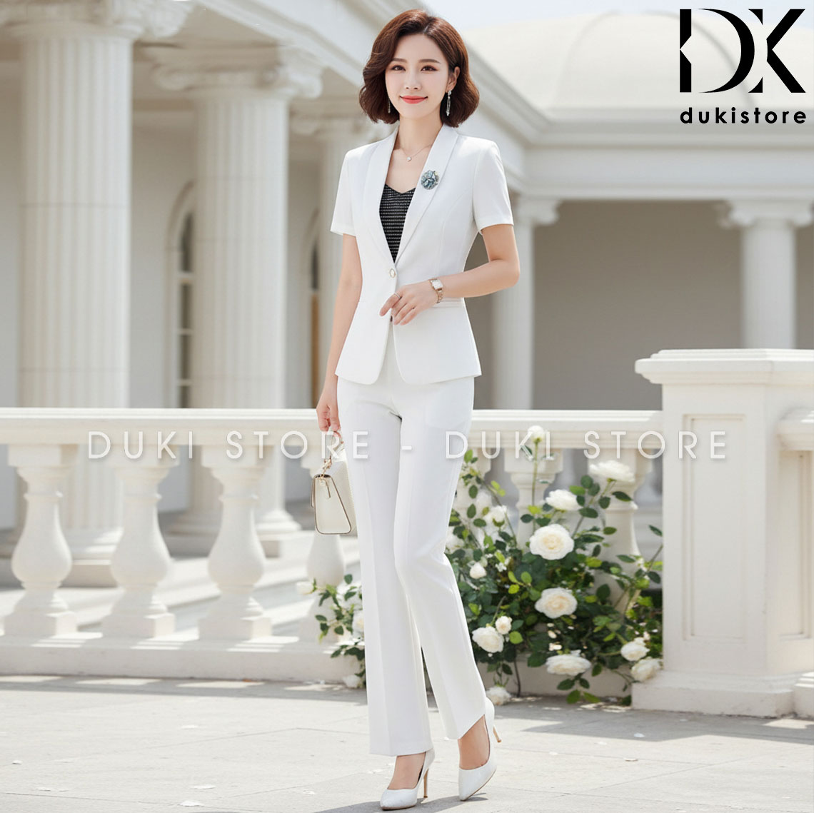 bộ áo vest nữ 1 cúc màu trắng ngắn tay cao cấp bo-ao-vest-nu-1-cuc-mau-trang-ngan-tay-cao-cap-DUK0131-4.jpg
